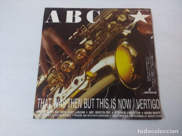 Discos de vinilo: ABC/THAT WAS THEN BUT THIS IS NOW/SINGLE. - Foto 3