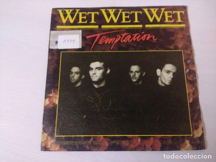 Discos de vinilo: WET WET WET/TEMPTATION/SINGLE. - Foto 1