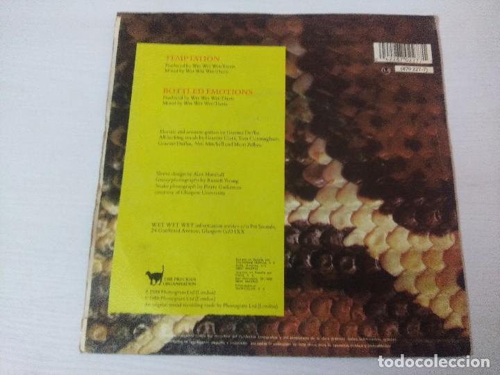 Discos de vinilo: WET WET WET/TEMPTATION/SINGLE. - Foto 3