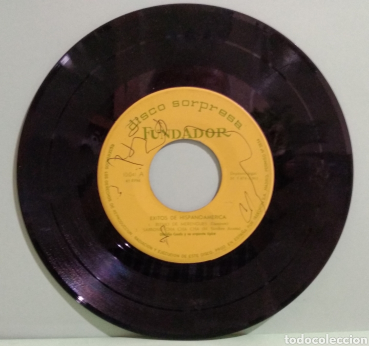 Discos de vinilo: Disco Fundador - Exitos de Hispanoamerica - Foto 3
