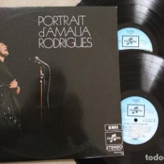 Discos de vinilo: AMALIA RODRIGUES PORTRAIT 2LP DOBLE VINYLS GATEFOUL MADE IN FRANCE. Lote 334225398