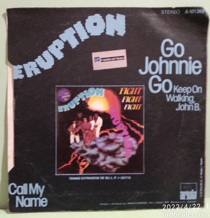 Discos de vinilo: Eruption - Go Johnnie Go - Foto 3