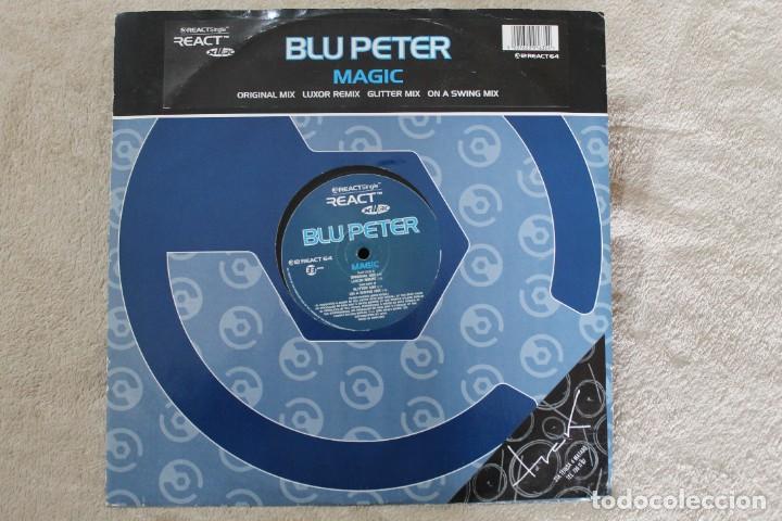 Discos de vinilo: BLU PETER MAGIC MAXI SINGLE VINYL MADE IN ENGLAND - Foto 2