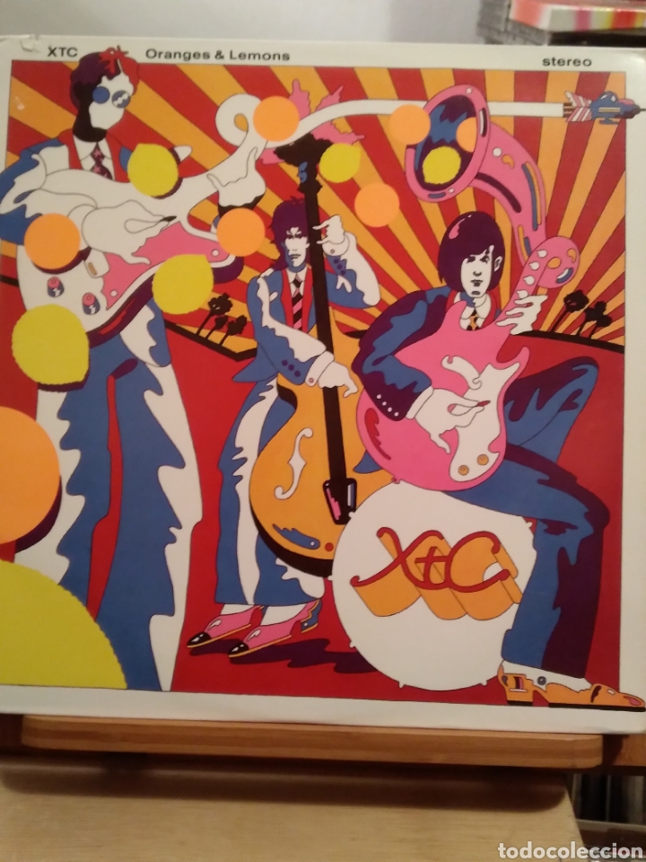 Discos de vinilo: XTC - ORANGES & LEMONS - US.89 - Foto 1