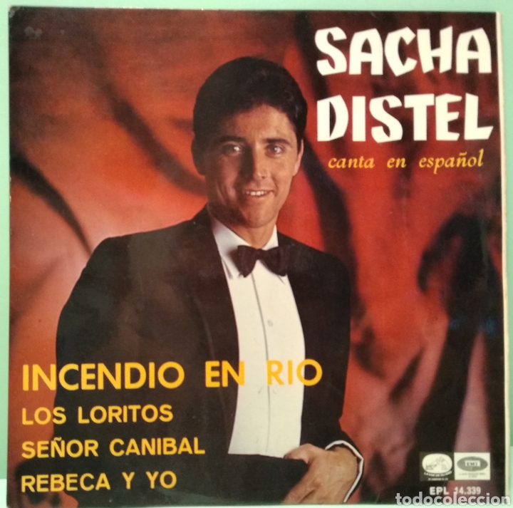 Discos de vinilo: Sacha Distel - Incendio en Rio - Foto 1