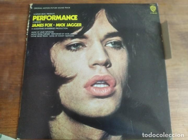 Discos de vinilo: VVAA - Performance BSO *** LP ESPA&Ntilde;OL 1978 ESPA&Ntilde;OL ROLLING STONES - Foto 1