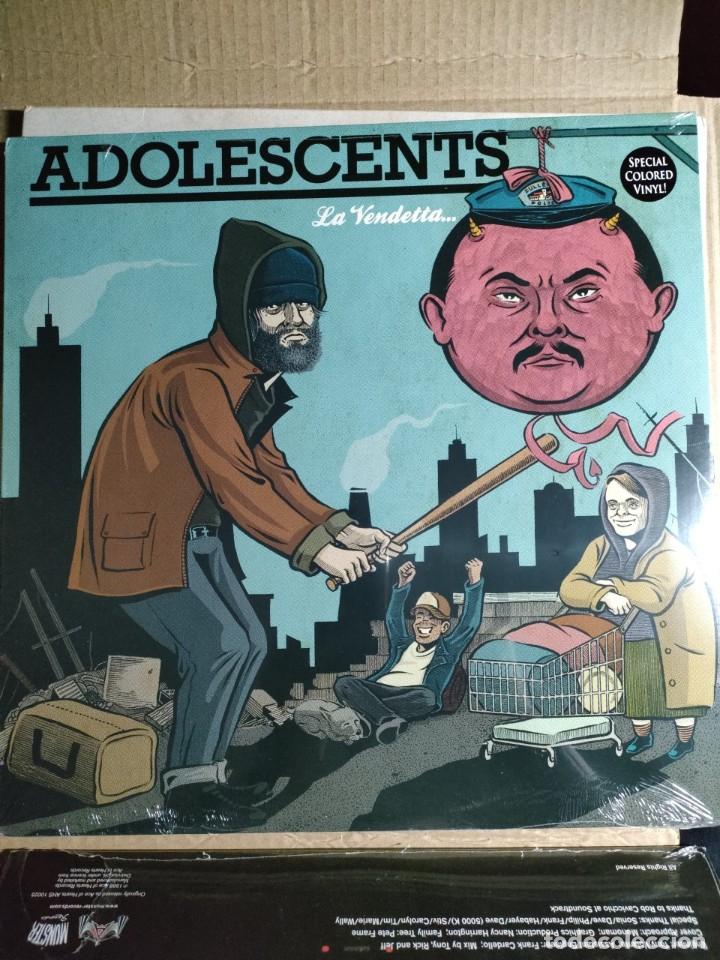 Discos de vinilo: ADOLESCENTS - LA VENDETTA.... - Foto 1