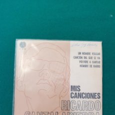 Discos de vinilo: RICARDO CANTALAPIEDRA – MIS CANCIONES. Lote 334374888