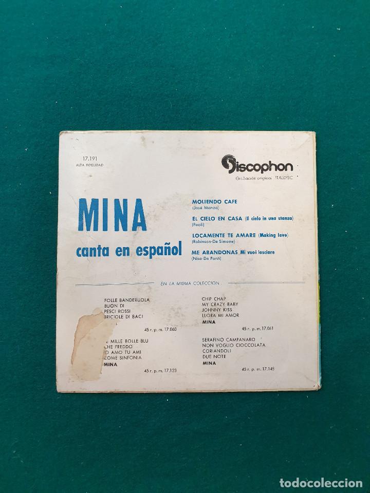 Discos de vinilo: MINA CANTA EN ESPA&Ntilde;OL - Foto 2