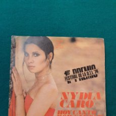 Discos de vinilo: NYDIA CARO – HOY CANTO POR CANTAR / PARA CUANDO SEA MAYOR. Lote 334379863