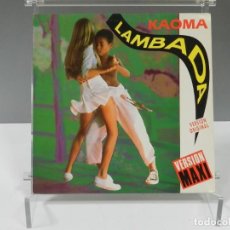 Discos de vinilo: DISCO VINILO MAXI. KAOMA – LAMBADA. 45 RPM.. Lote 334444673