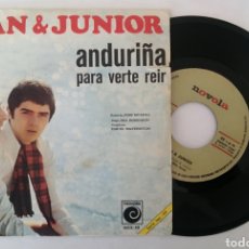 Discos de vinilo: VINILO JUAN Y JUNIOR ANDURIÑA PARA VERTE 1968 NOVOLA. Lote 334449803