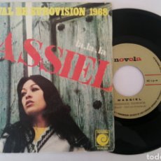 Discos de vinilo: VINILO NOVOLA MASSIEL FESTIVAL DE EUROVISION 1968 LA LA LA. Lote 334450603
