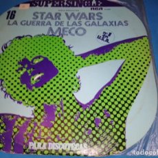 Discos de vinilo: MAXI SINGLE MUSICA NEGRA STAR WARS MECO LA GUERRA DE LAS GALAXIAS 1977. Lote 334473358