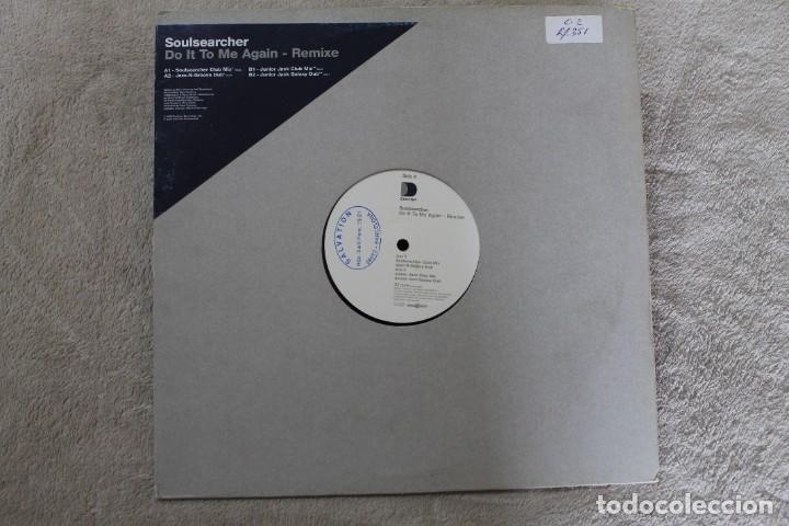 Discos de vinilo: SOULSEARCHER DO IT TO ME AGAIN REMIXE MAXI SINGLE VINYL MADE IN GERMANY 2000 - Foto 3