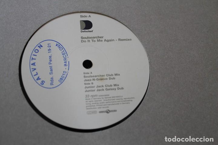 Discos de vinilo: SOULSEARCHER DO IT TO ME AGAIN REMIXE MAXI SINGLE VINYL MADE IN GERMANY 2000 - Foto 4