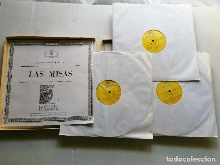Discos de vinilo: Beethoven Las misas Estuche con 3 LP Vinilo - Foto 2