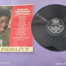Discos de vinilo: JOYA LP - SARAH VAUGHAN - GREAT SONG FROM HIT SHOWS. MERCURY RECORDS MMC 14026. VOL 2. UK.. Lote 334512448