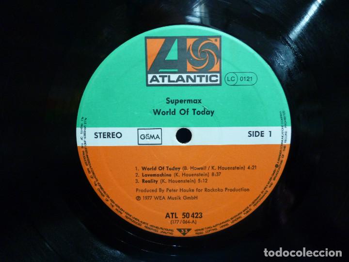 Discos de vinilo: SUPERMAX - WORLD OF TODAY - Foto 5