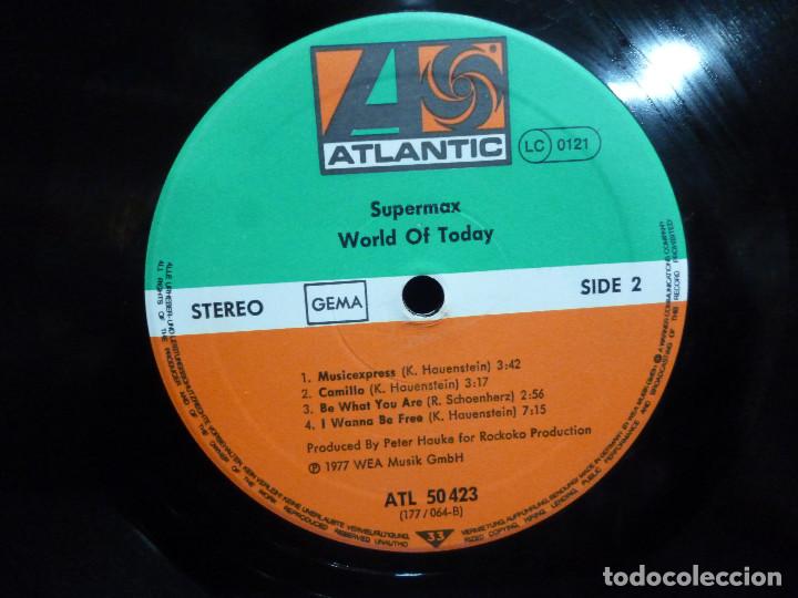 Discos de vinilo: SUPERMAX - WORLD OF TODAY - Foto 8