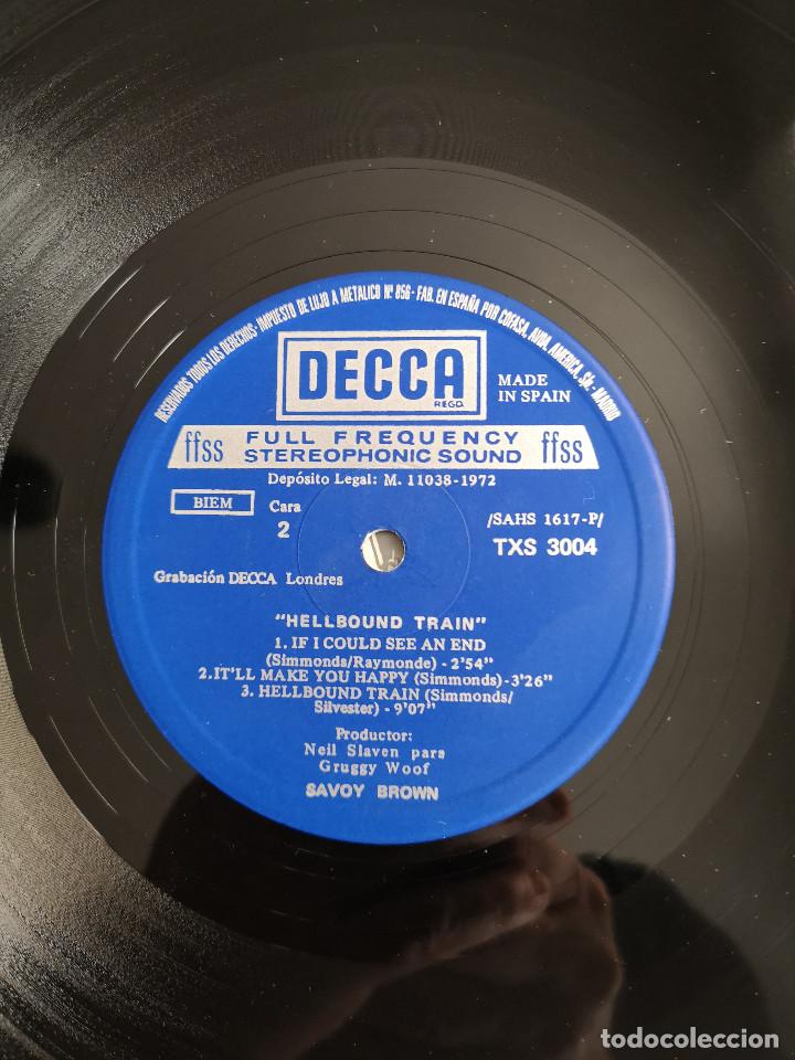 Discos de vinilo: VINILO LP - SAVOY BROWN - HELLBOUND TRAIN - MADE IN SPAIN - DECCA - 1972 - Foto 7