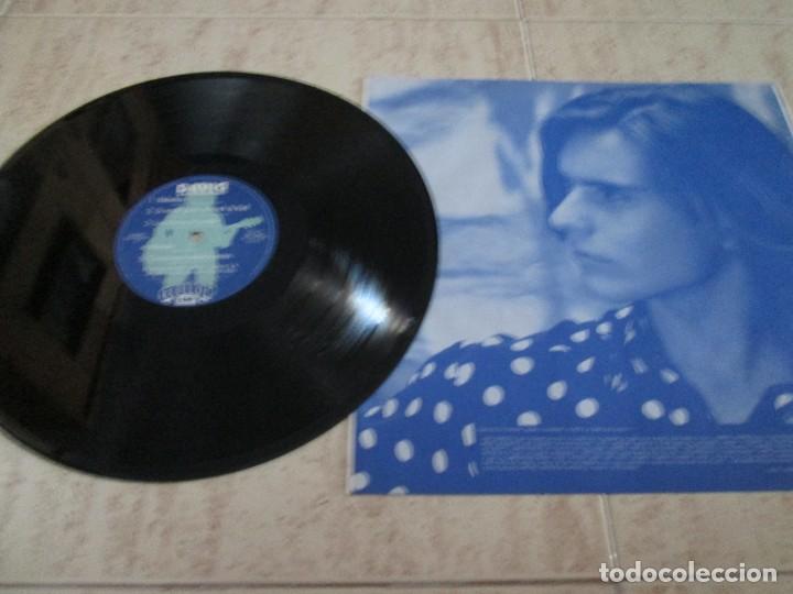 Discos de vinilo: DAVID SANTISTEBAN - Rebelde. Spanish 12&rdquo; 1992 Edition. Insert. Como Nuevo - Foto 2