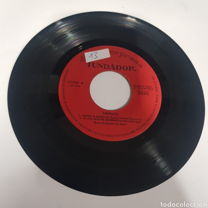 Discos de vinilo: SMV 13 tangos -SOLO MINI VINILO - Foto 1
