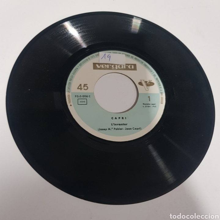 Discos de vinilo: SMV 19 Capri-SOLO MINI VINILO - Foto 1