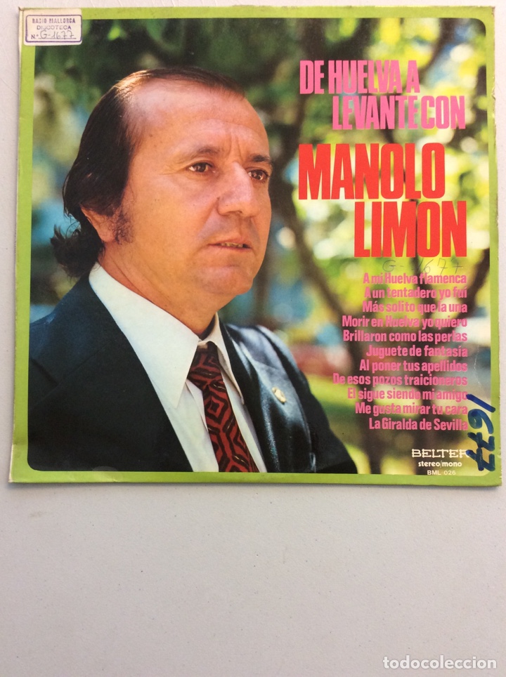 Discos de vinilo: De Huelva a Levante con Manolo Limon. - Foto 1