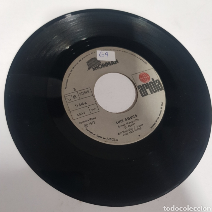 Discos de vinilo: SMV 69 Luis Aguil&eacute; -SOLO MINI VINILO - Foto 1