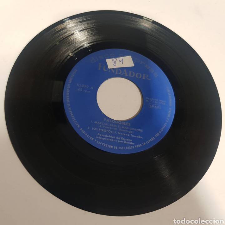 Discos de vinilo: SMV 84 pasodobles-SOLO MINI VINILO - Foto 1