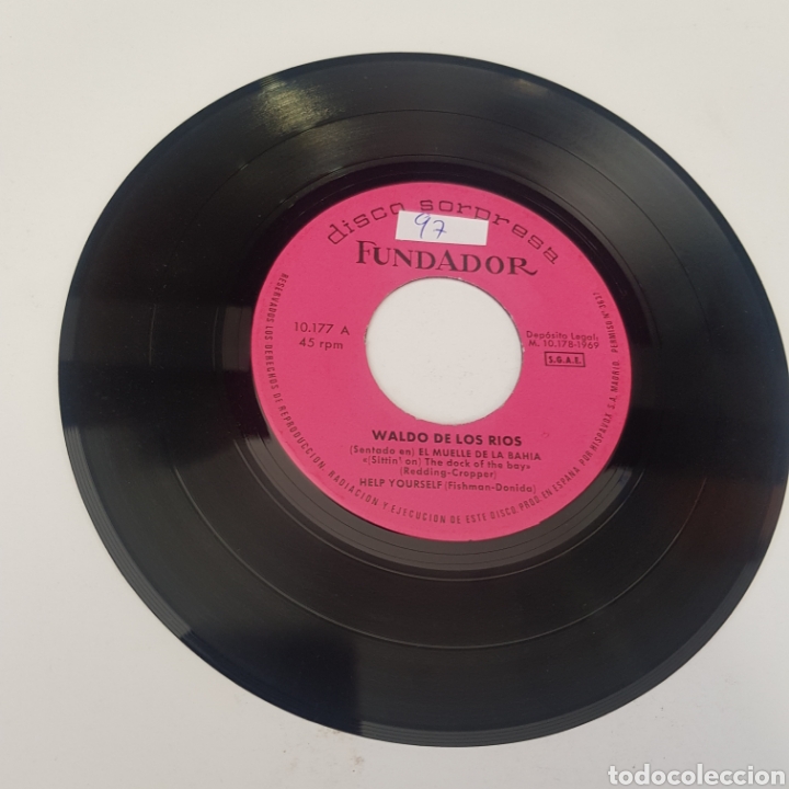 Discos de vinilo: SMV 97 Waldo de los R&iacute;os -SOLO MINI VINILO - Foto 1