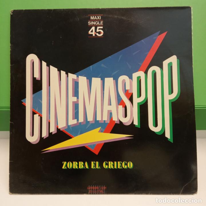 Discos de vinilo: MAXI SINGLE. CINEMASPOP. ZORBA EL GRIEGO - Foto 1