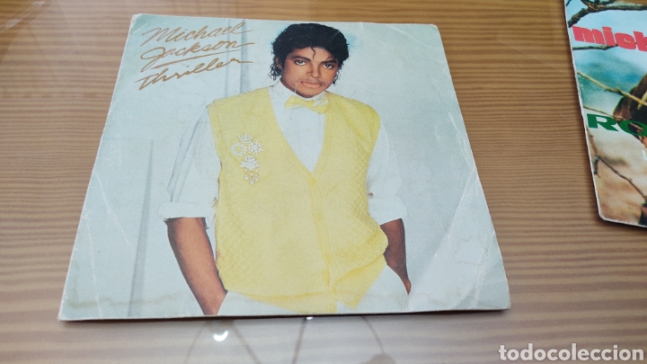 Discos de vinilo: Lote de 2 singles de vinilo de Michael Jackson - Foto 2