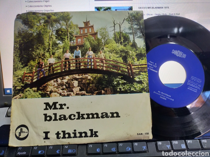 Vinyl records: Oassis single promocional mr.blackman / i think San Diego 197