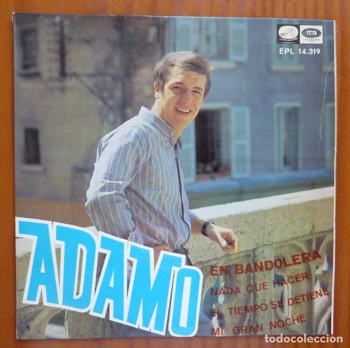 Discos de vinilo: ADAMO / EN BANDOLERA+3 / 1967 / EP - Foto 1