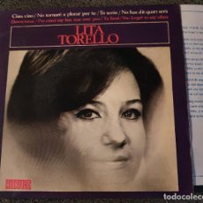 Discos de vinilo: LITA TORELLO EP SPAIN 1965 CON INSERT- EN CATALÁN - CIAO CIAO (PETULA CLARK) CHICA YE-YE ESPAÑOLA. Lote 334649693