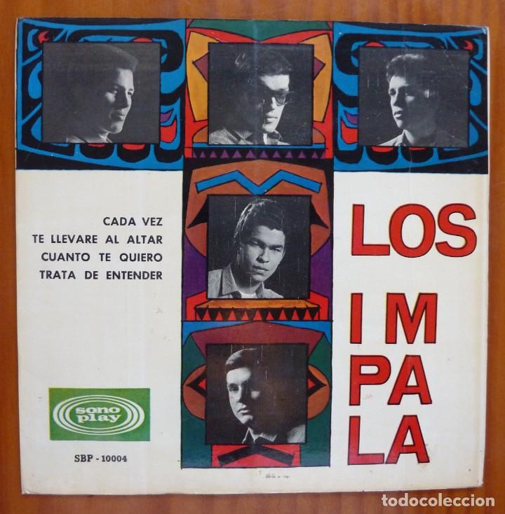Discos de vinilo: LOS IMPALA / CADA VEZ+3 / 1966 / EP - Foto 1