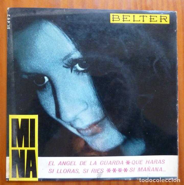 Discos de vinilo: MINA / EL ANGEL DE LA GUARDIA+3 / 1965 / EP - Foto 1