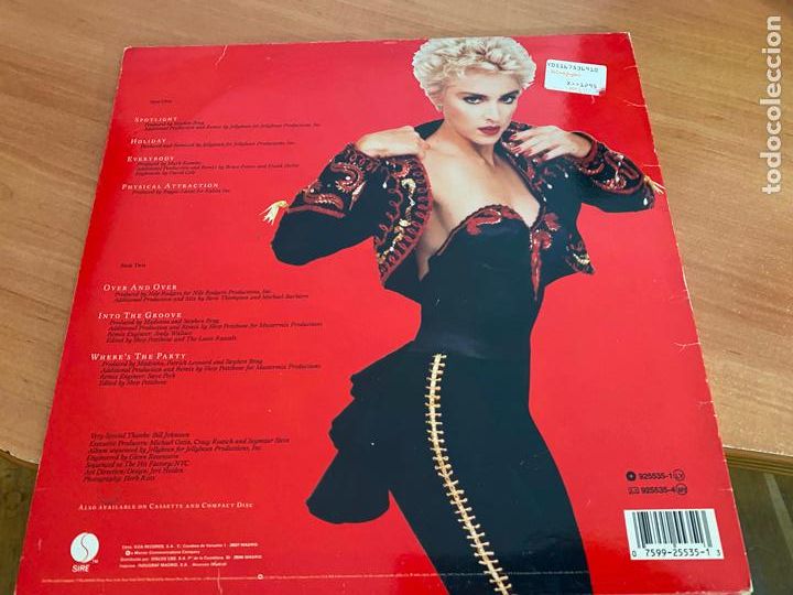 Discos de vinilo: MADONNA (YOU CAN DANCE) LP ESPA&Ntilde;A (B-54) - Foto 3
