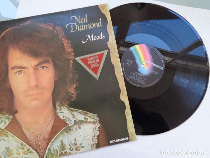 Discos de vinilo: DISCO LP DE VINILO DE NEIL DIAMOND : MOODS . MCA 1977 - Foto 2