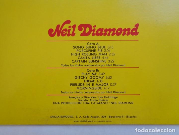 Discos de vinilo: DISCO LP DE VINILO DE NEIL DIAMOND : MOODS . MCA 1977 - Foto 3