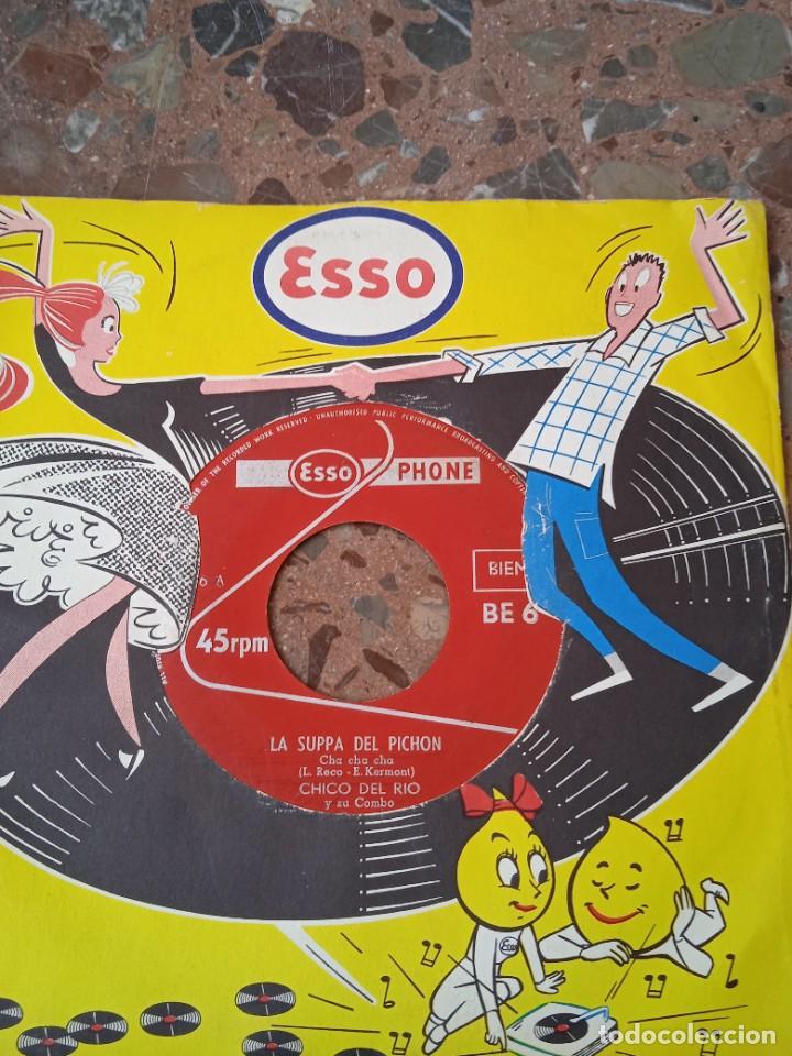 Discos de vinilo: Vinilo de 45 con publicidad de esso - Foto 1