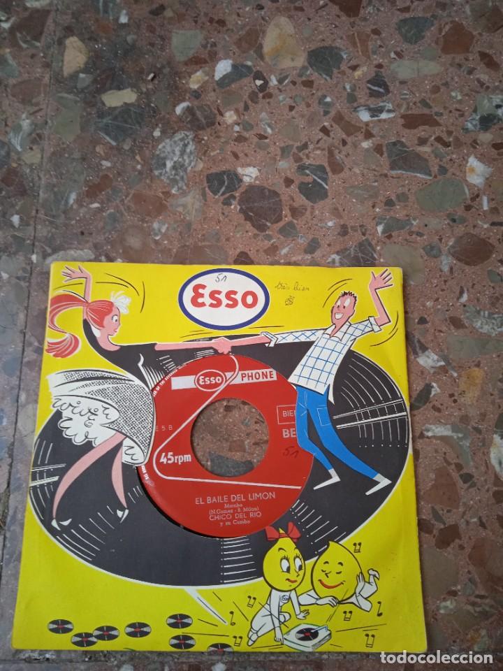 Discos de vinilo: Vinilo de 45 con publicidad de esso - Foto 1