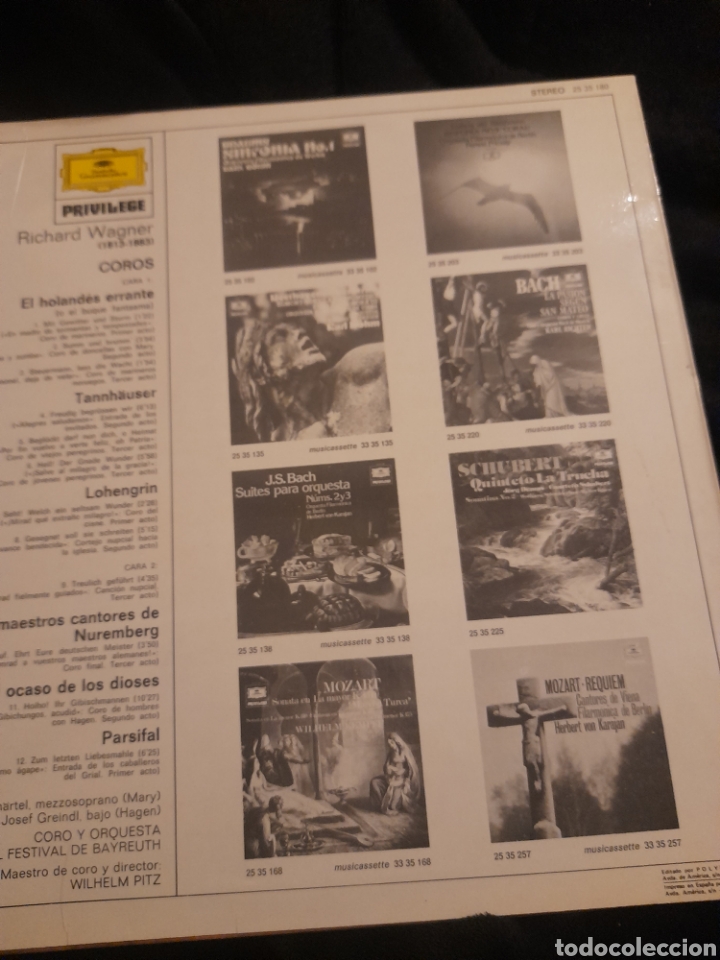 Discos de vinilo: Vinilo, Wagner, Coros c&eacute;lebres - Foto 2