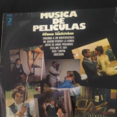 Discos de vinilo: ALFONSO SANTISTEBAN - MÚSICA DE PELÍCULAS LP 1976 BSO OST SOUNDTRACK. Lote 334755288