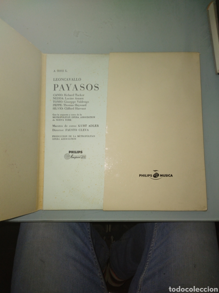 Discos de vinilo: Payasos, Leoncavallo, 2 discos - Foto 2