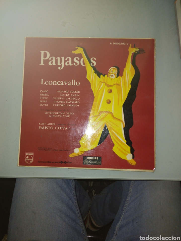 Discos de vinilo: Payasos, Leoncavallo, 2 discos - Foto 1