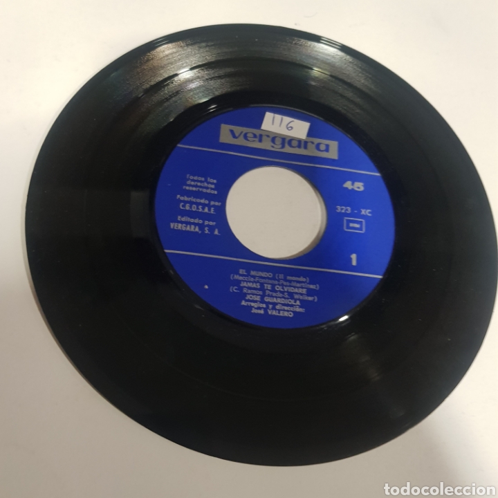 Discos de vinilo: SMV 116 Jos&eacute; Guardiola-SOLO MINI VINILO - Foto 1