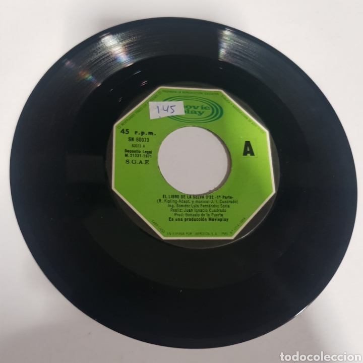 Discos de vinilo: SMV 145 El libro de la selva-SOLO MINI VINILO - Foto 1